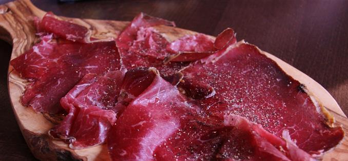 Cecina - smoked and cured beef