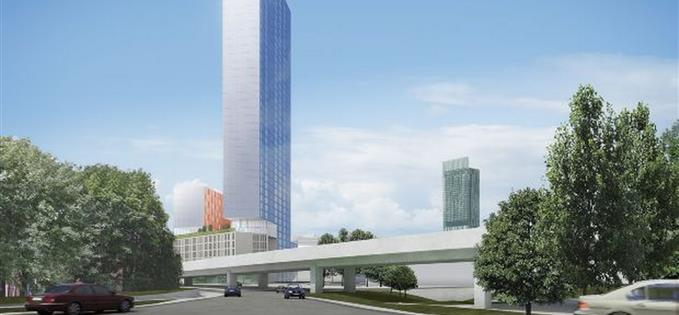 Plans for 42 storey tower on River Street