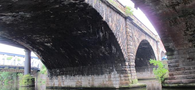 The Grade One listed 1830 viaduct