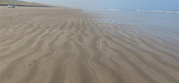 Wavy sand at Portstewart Strand