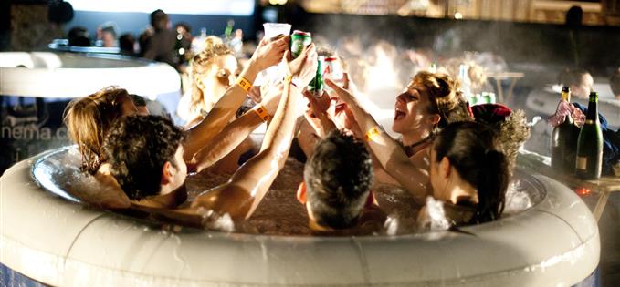 Hot Tub Cinema Parties