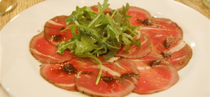 Beef carpaccio