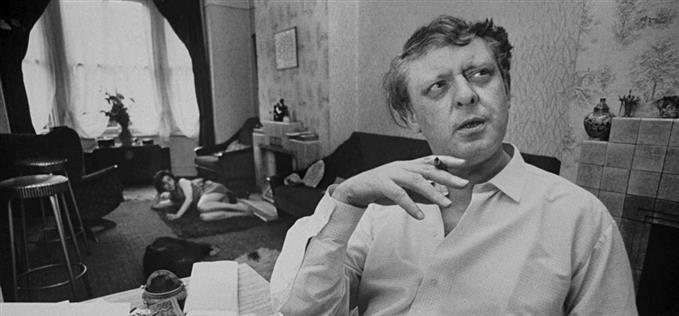 Anthony Burgess at home