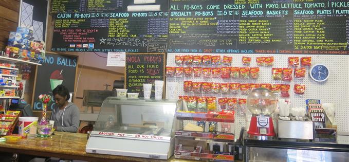 NOLA Poboys counter