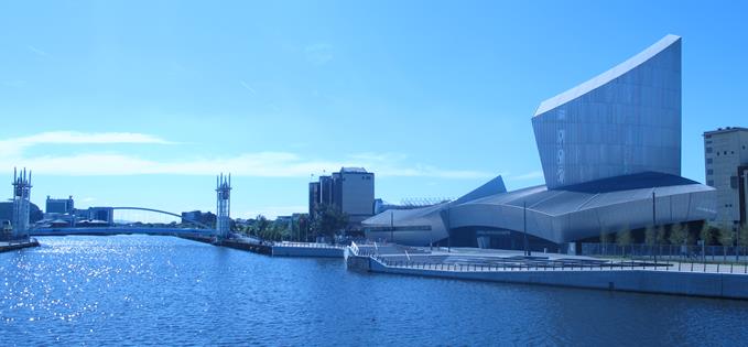 The Salford Quays skyline