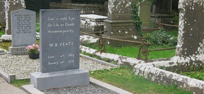 Image result for yeats tombstone