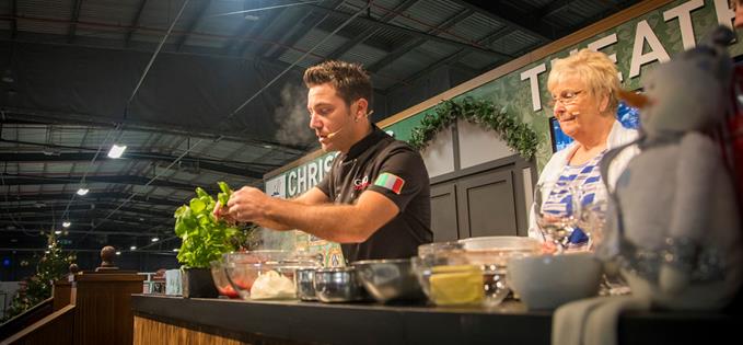 Gino at the Ideal Home Show