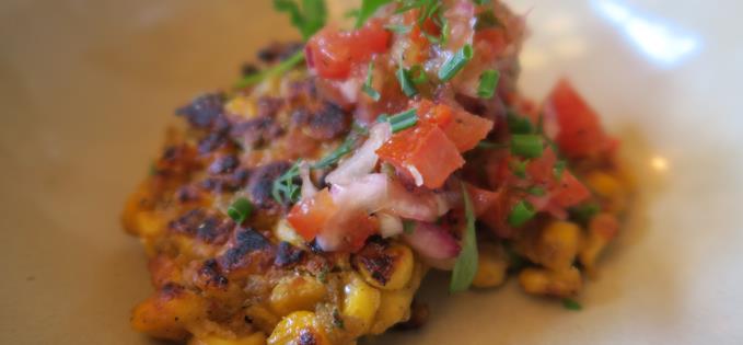 Sweetcorn fritters