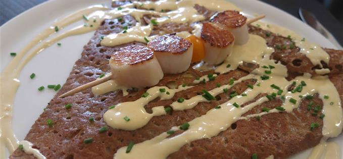 Scallop galettes