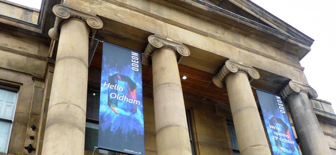 Oldham Town Hall is also undergoing development