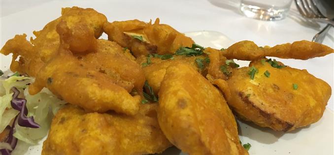 Paneer pakoras