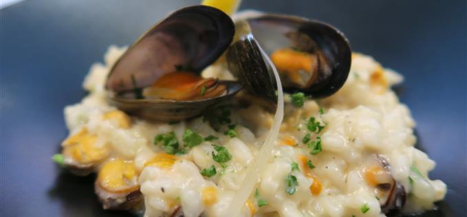 Mussel risotto