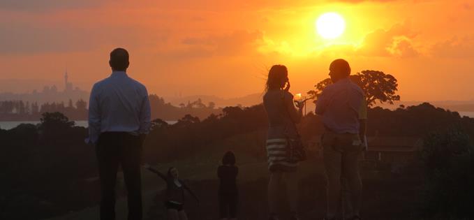 Cable Bay sunset