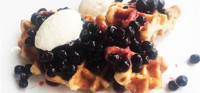 Buttermilk waffles