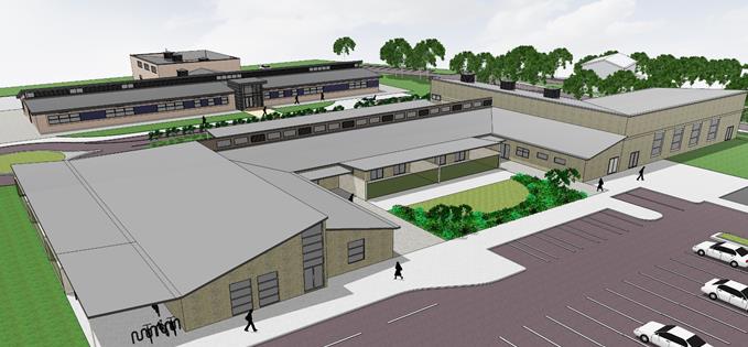 The two new £8.5m schools on the site of Dyson Hall, Fazakerley