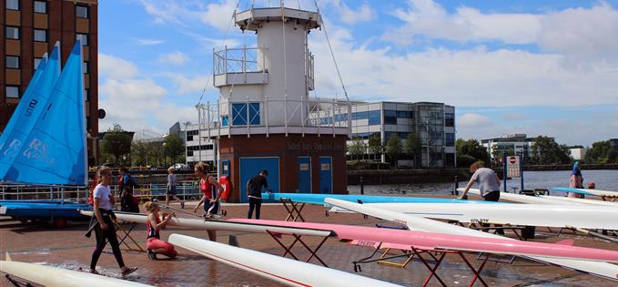 Activities at HH Watersports Centre include climbing, wakeboarding, sailing, windsurfing, kayaking and canoeing