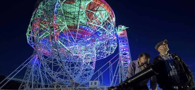 Stargazing by the Lovell Telescope