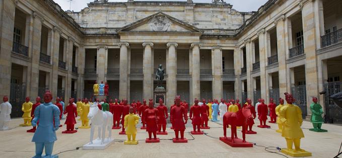 The exhibit in Columbia