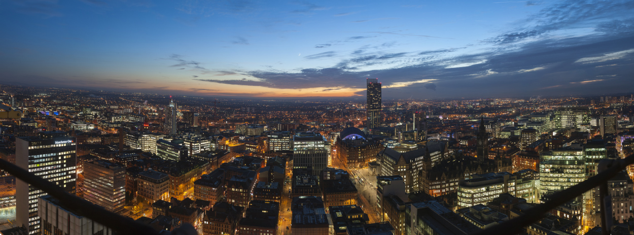 Manchester from City Tower