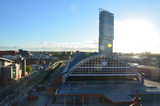 Manchester Central and Beetham Tower