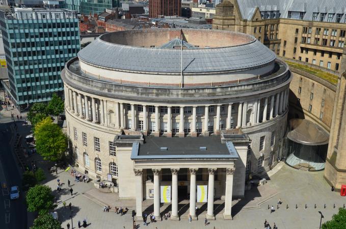 A perfect view of Central Library