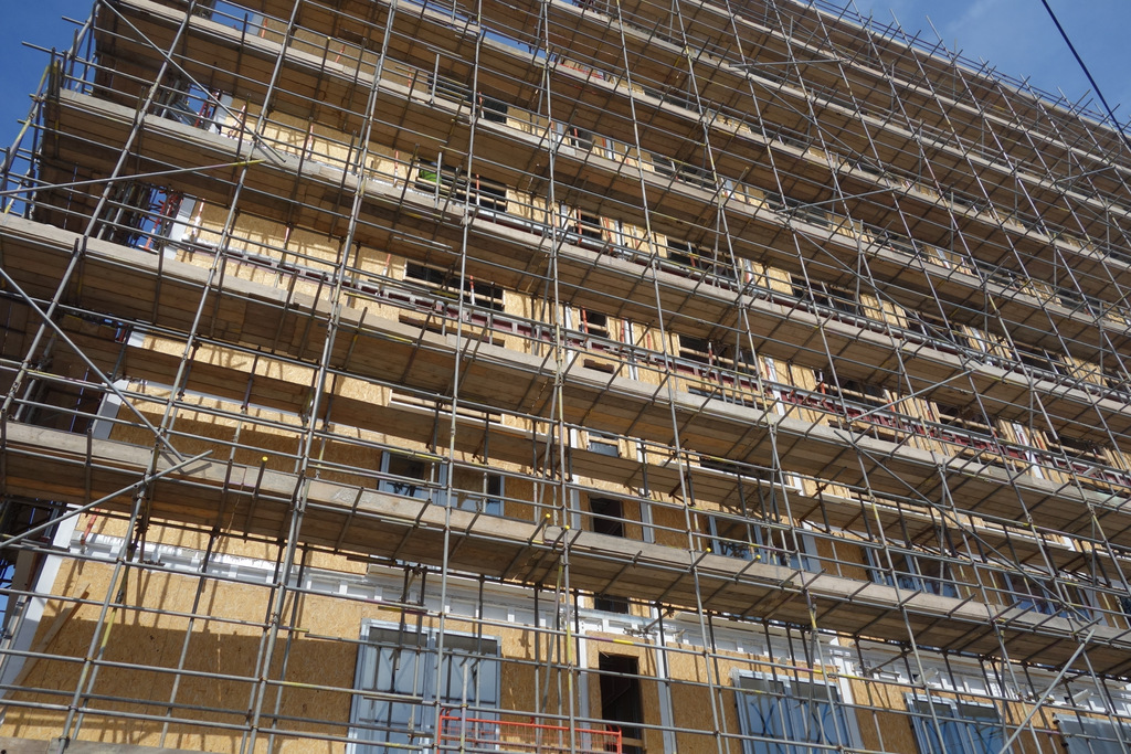 Seven storeys of another block of flats on Eliots Norfolk St development. The one being proposed for the adjacent plot of land is 15 storeys