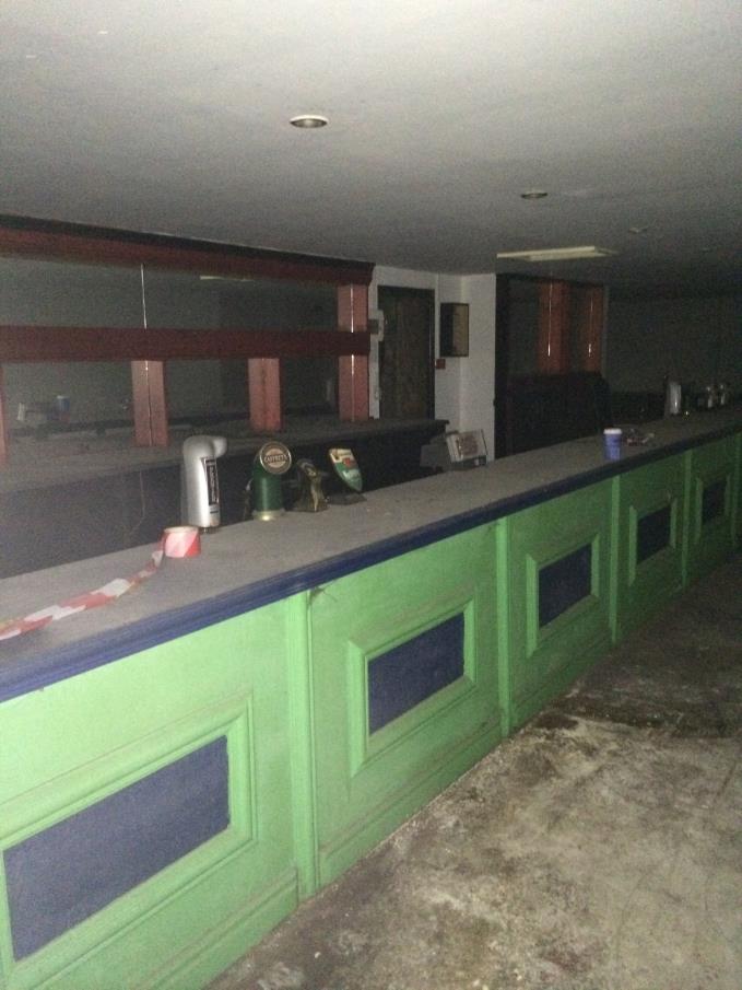 Tom Halls Tavern, the scene inside when builders went in after 30 years