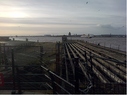 The rotting former cattle jetty at the end of Princes Dock has been earmarked for the new terminal which would be able to handle 3,600 passengers at any one time