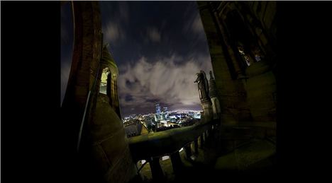 Andrew Brooks Famous Image From Manchester Town Hall Tower