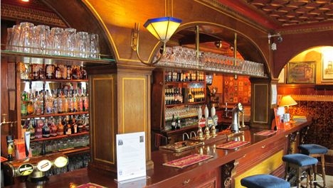 The bar in the lovely Briton's Protection