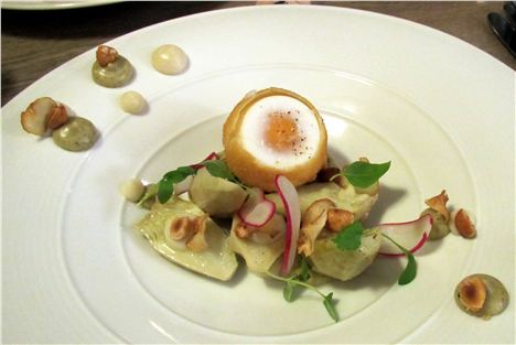 Posh Egg With Even Posher Artichoke Soldiers