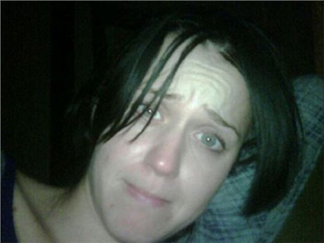 Katy Perry wasn't said to be amused by her now ex-husband Twitter post of her makeup free face last year