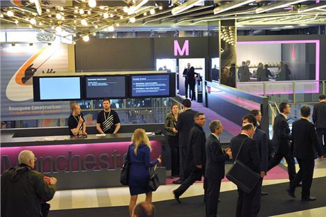 Manchester's stand at MIPIM 2011