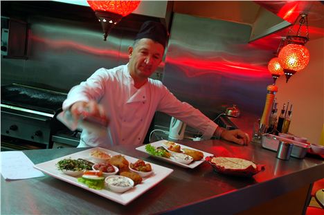 Kitchen at Cafe Istanbul