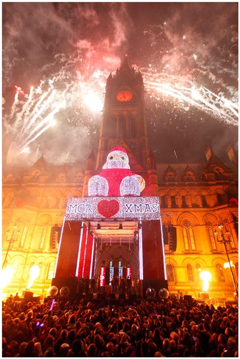 Christmas celebrations in Albert Square