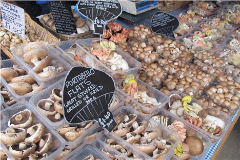 The almighty mushroom stall