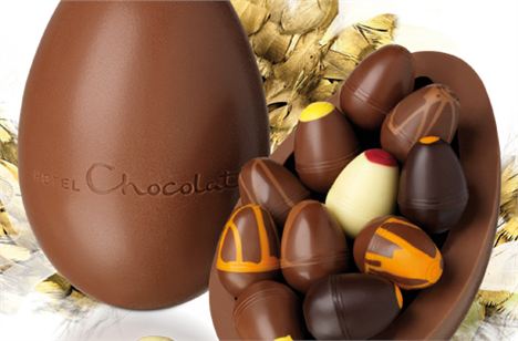 Win the egg to ruin all eggs. Extra Thick Eggsibitionist Easter Egg by Hotel Chocolat