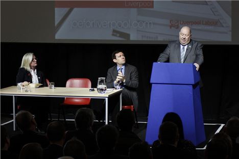 Maggie O'carroll And Andy Burnham Look On