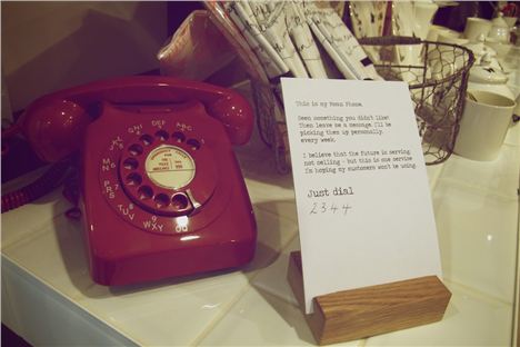 Mary's Moan Phone at House of Fraser Manchester