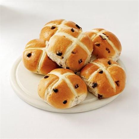 Greggs Hot Cros Buns 6 For £1.30