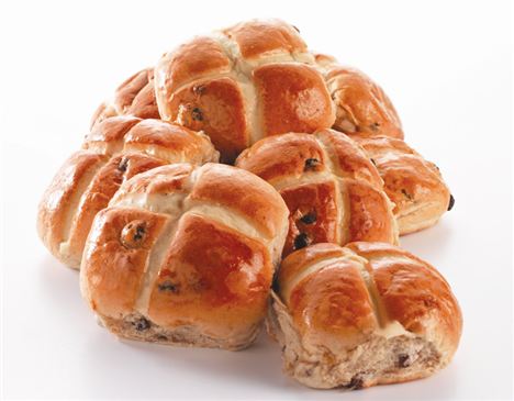 Pound Bakery Hot Cross Buns 8 For £1