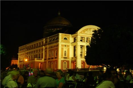 Opera House At Night