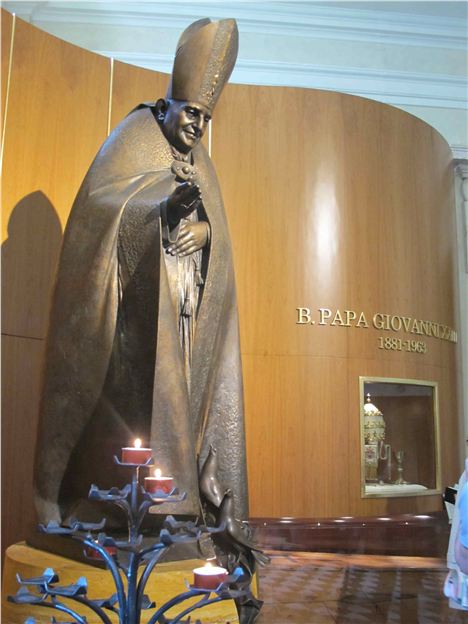 Pope John Xxiii And His Coffin, Bergamo