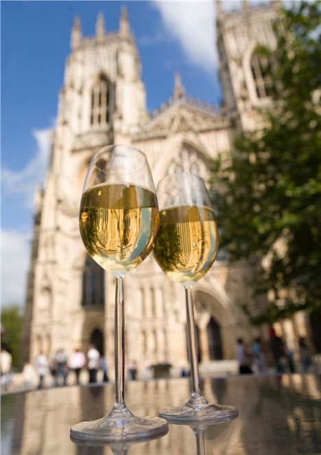 Glasses_Of_Wine_On_A_Table_Outside_York_Minster_In_York