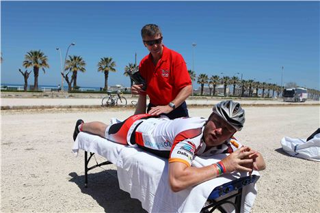 Dave Roberts With Freddie Flintoff