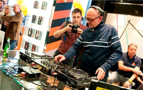 Graeme Park DJ'ing at Harvey Nichols