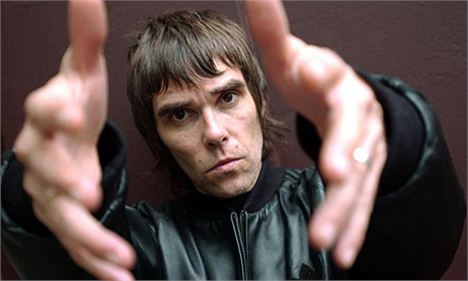 Ian Brown reaching for an extra large latte