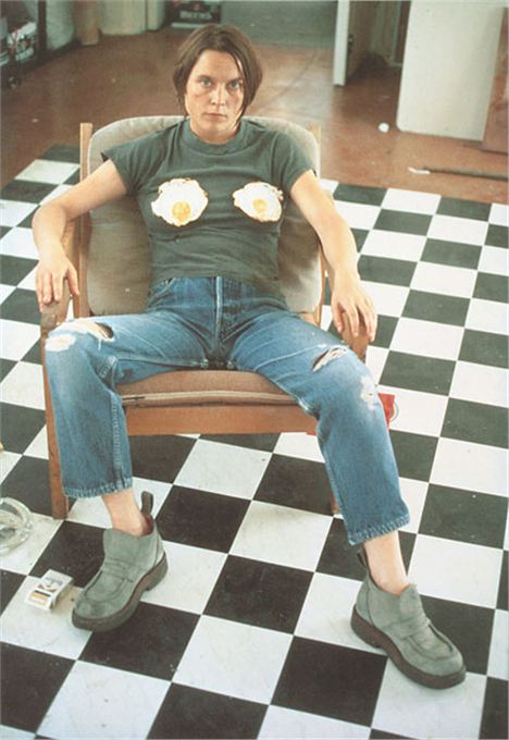 Sarah Lucas self-portrait