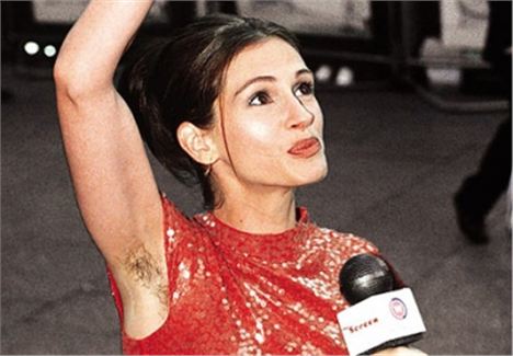 Who Could Forget Julia Roberts' Armpit-Hair-Gate?