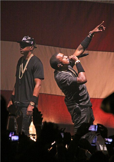 Jay Z and Kanye West 'Watch The Throne' Manchester